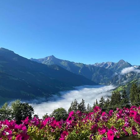 Ferienhaus Zillertal Panorama Blick Balkon Sauna Zellberg Ngoại thất bức ảnh