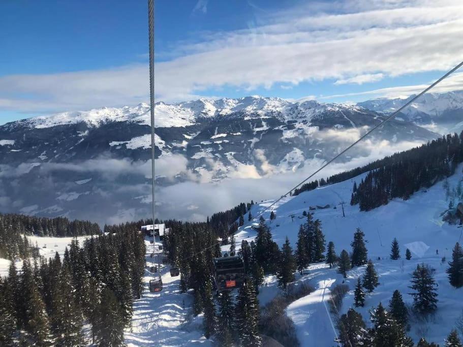 Ferienhaus Zillertal Panorama Blick Balkon Sauna Zellberg Ngoại thất bức ảnh