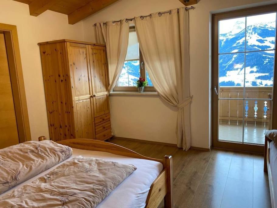 Ferienhaus Zillertal Panorama Blick Balkon Sauna Zellberg Ngoại thất bức ảnh