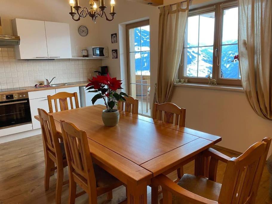 Ferienhaus Zillertal Panorama Blick Balkon Sauna Zellberg Ngoại thất bức ảnh