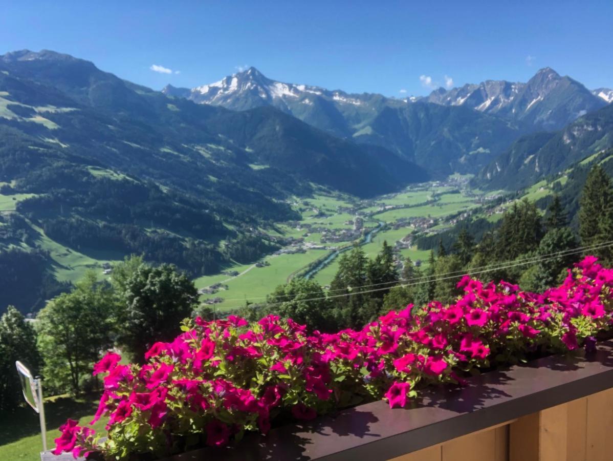 Ferienhaus Zillertal Panorama Blick Balkon Sauna Zellberg Ngoại thất bức ảnh